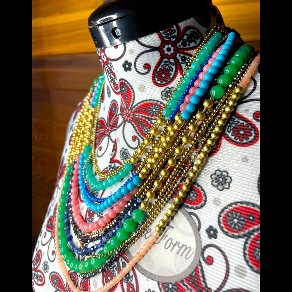 COPY - Stella & Dot Rainbow Semi-Precious Necklace